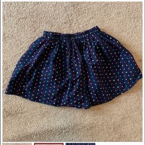 Gap kids navy star skirt - like new!